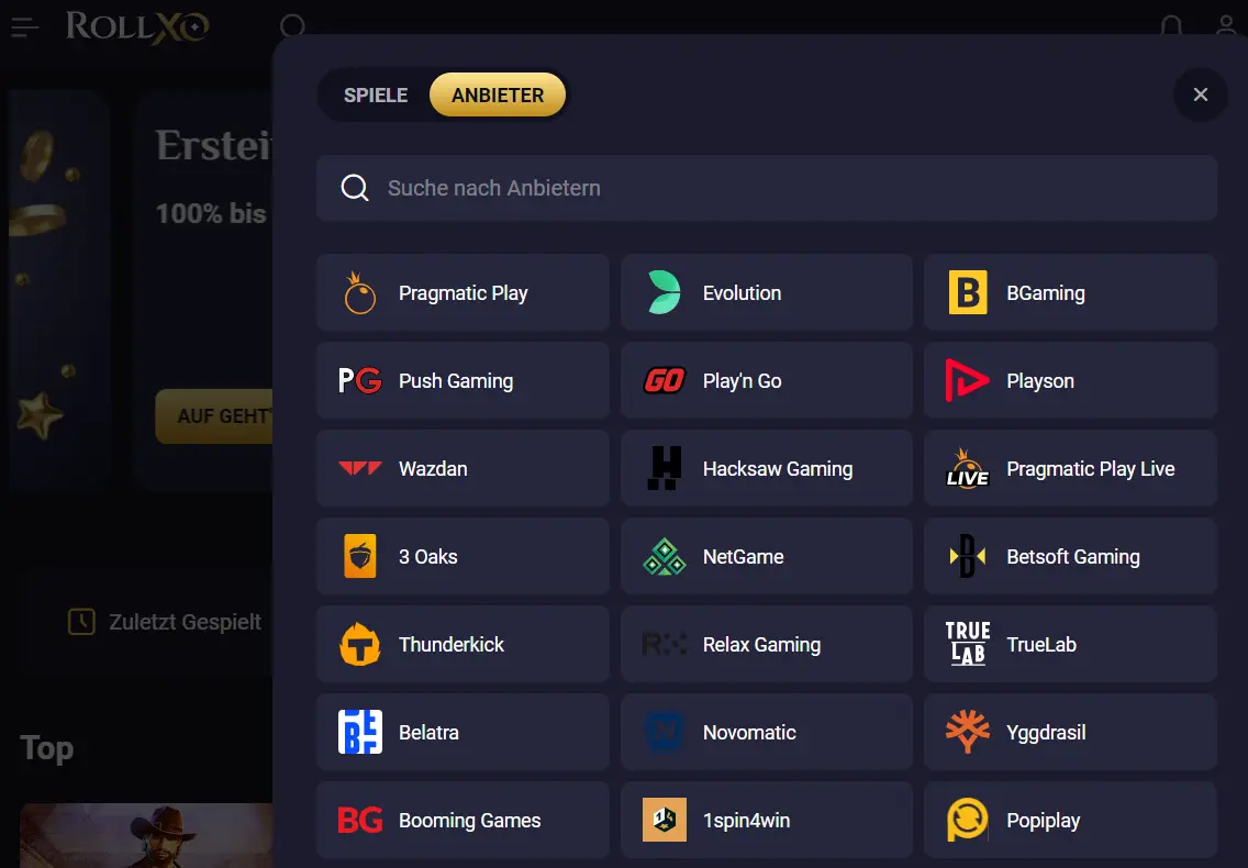 RollXO Anbieter
